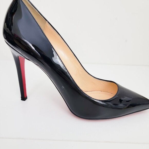 Christian Louboutin Pigalle 85 Patent Leather Pumps 38.5 8.5 - Picture 2 of 11